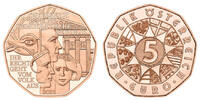 Österreich 5 Euro Demokratie 2022 -
