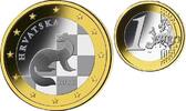 Kroatien 1 Euro Kursmünze, 1 Euro -