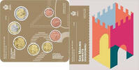 San Marino 3,88 € Kursmünzen, 2023 * ohne 5 Euro,<b>Neues Portrait - neues Design</b> <b>klein</b> -