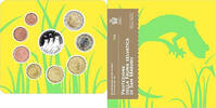 San Marino 8,88 € Kursmünzen, 2023 * mit 5 Euro, <b>Neues Portrait - neues Design,</b> <b>groß</b> -