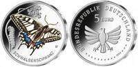 Deutschland 5 Euro<br> 1x Wunderwelt Insekten 3/9 - Schwalbenschwanz, <br> <b>G<b> sofort lieferbar! -