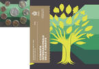 San Marino 8,88 € Kursmünzen, 2019 * mit 5 Euro, <b>Neues Portrait - neues Design,</b> <b>groß</b> -