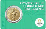 Frankreich 2 Euro Olympiade Paris 2024 - <b>Blister grün </b> -