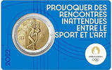Frankreich 2 Euro Olympiade Paris 2024 - <b>Blister blau </b> -