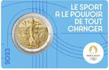 Frankreich 2 Euro Olympiade Paris 2024 - <b>Blister blau </b> -
