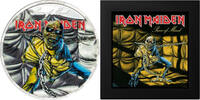 Cook Islands 10 CID Dollar <br><b>2 oz.</b> 10 CID - Iron Maiden - 40 Jahre - Piece of Mind 2023 - RAR! -