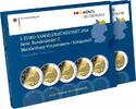 Deutschland 2 Euro Mecklenburg-Vorpommern - Königsstuhl<br> <b>kompl. Satz (5 Prägestätten)PP</b> -