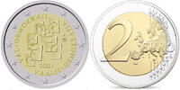 Finnland 2 Euro Wahlen als Basis für die Demokratie, <b>(geringe Auflage-SEHR RAR!)</b> -