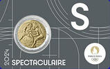 Frankreich 2 Euro Olympiade Paris 2024 - <b>Blister grau </b> -
