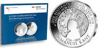 Deutschland <b>erste,<br>20 Euro </b> 20-Euro-Silber-Gedenkmünze "Immanuel Kant" <b> sofort lieferbar!</b> -