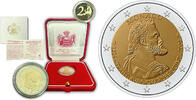 Monaco 2 Euro 500 Jahre Vertrag von Burgos,inkl. Etui & Zertifikat & Schuber,lieferbar! -