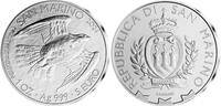 San Marino 5 €uro <br><b> sofort lieferbar!!!</b> <br> Wanderfalke 1 oz. inkl. Münzkapsel - 1. Ausgabe -