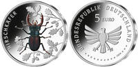 Deutschland 5 Euro<br> 1x Wunderwelt Insekten 8/9 - Hirschkäfer, <br><b>D<b> sofort lieferb.! -