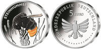 Deutschland 5 Euro<br> 1x Wunderwelt Insekten 9/9 - Steinhummel, <br><b>J<b> sofort lieferb.! -
