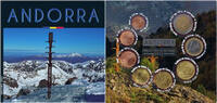 Andorra 3,88 € 11. amtlicher Kursmünzensatz, mit allen 8 Münzen, <b> Frühlingsangebot! </b> -
