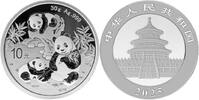 China 10 Yuan Panda Bären 30 Gramm fein, Silber -