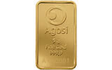 Deutschland - Pforzheim 5 Gramm fein  -geprägt-  Motivbarren Zeppelin CAT Baumaschinen Goldbarren Agosi SafeCard - Feingold 999,9 -original einge...