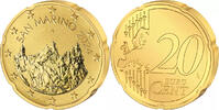 San Marino 20 Cent Kursmünze, 20 Cent, <b>Neues Portrait - neues Design,</b> -