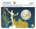 Slowakei 2 Euro 100 Jahre Kosice Marathon im Blister -