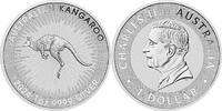 Australien 1 $ Känguru, <b>9. Ausgabe als Anlagemünze von der Perth Mint</b> -