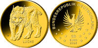 Deutschland 20 Euro<br>3,89g<br>fein<br> 17,5 mm Ø Rückkehr der Wildtiere - Luchs <br> <b> Prägestätte G - </b><b>lieferbar!</b> -