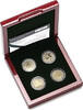 Luxemburg PP <br> RAR! 4 x 2 Euro<br><b> Reverse Proof!</b> <br> Sondersatz 4 x 2 Euro 2025 - 2024, inkl. Etui & Zerti.!<br><b>geringe Auflage, -