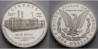 USA 1 $ San Francisco, Alte Münzprägestätte, inkl. in Kapsel & Etui & Schuber & Zerti. -