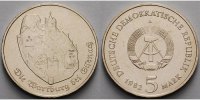 Deutschland, DDR 5 Mark Wartburg bei Eisenach, Ku.-Ni.,-Archivbild-