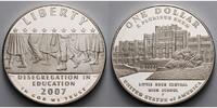 USA 1 $ Aufhebung der Rassentrennung / Little Rock, Central High School -
