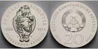 Deutschland, DDR 20 Mark Andreas Schlüter, Silber,-Archivbild-
