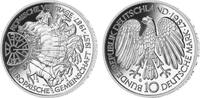 Deutschland, Bundesrepublik 10 DM 30 Jahre Römische Verträge in der Europäischen Gemeinschaft, -