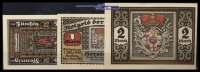 Herstelle Westfalen 50 Pf. 1 ,2 Mark, Gemeinde 1.11.1921 - 1.3.1922, ohne Wz, -