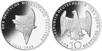 Deutschland, Bundesrepublik 10 DM Der deutsche Widerstand, in der originalen Noppenfolie unbeschnitten, -
