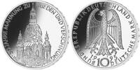Deutschland, Bundesrepublik 10 DM Frauenkirche zu Dresden -