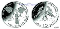 Deutschland 10 Euro<br> 150 Jahre Entdeckung des Urvogels Archaeopteryx, 5. Ausg. 2011<br> -
