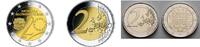 Andorra 2 x 2 Euro, 2 Euro Kursmünze z.Nominalwe 2 x 2 Euro, Gedenk.- & Kursmünze,zum Sonderpreis!!!sofort lieferbar!!!