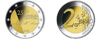 Slowenien 2 Euro 25 Jahre Unabhängigkeit Sloweniens -