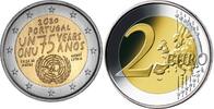 Portugal 2 Euro 75 Jahre Vereinte Nationen - UNO (1945 - 2020) -