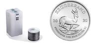 Südafrika <b>25 oz.</b><br> in<br> einem<br> Tupe! <b>25</b> x Krügerrand - Springbock, <b>Der 9.Krügerrand in Silber - NEU !!!</b> -