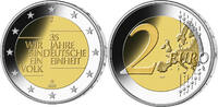 Deutschland 2 Euro 35 Jahre Deutsche Einheit, <b> Prägestätte A</b> <br> -