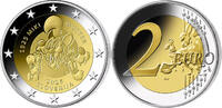 Slowenien 2 Euro 2025 Miki Muster, 100. Geburtstag -  stgl 5,50 EUR  zzgl. 15,50 EUR Versand