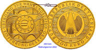 Deutschland 200 Euro<br> 31,10g<br> fein<br> 32,5 mm Ø Einführung des Euro,<br> <b>Prägestätte D</b> -