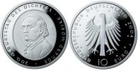 Deutschland 10 Euro Eduard Mörike<br>5. Ausg. in 2004 -