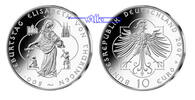 Deutschland 10 Euro 800. Geb. Elisabeth von Thüringen <br>5. Ausg. in 2007 -