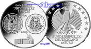 Deutschland 10 Euro 600 Jahre Universität Leibzig 1409 - 2009,<br>4. Ausg. in 2009 -