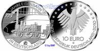 Deutschland 10 Euro 175 Jahre Eisenbahn in Deutschland<br>5. Ausg. in 2010 -