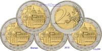 Deutschland 2 Euro<br> 5x Rathaus und Roland in Bremen, <br><b> kompl. Satz</b><br>(5 Prägestätten) -