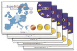 Deutschland 5,88<br> x5 Kursmünzensatz<br>+ 2 € Sonderm.<br><b>kompl. Satz</b><br>(5 Prägestätten) -