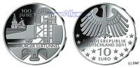 Deutschland 10 Euro<br> 100 Jahre Hamburger Elbtunnel, 6. Ausg. 2011<br> -
