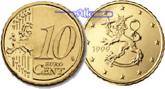 Finnland 10 Cent Kursmünze, 10 Cent